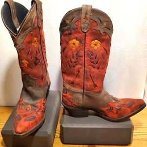 Laredo Leather Cowboy Boots